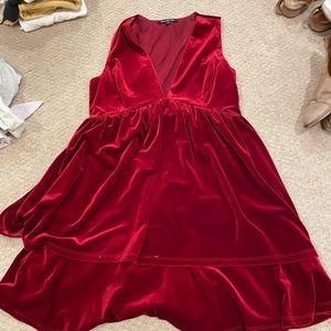 Gianni Bini Red Velvet Dress
